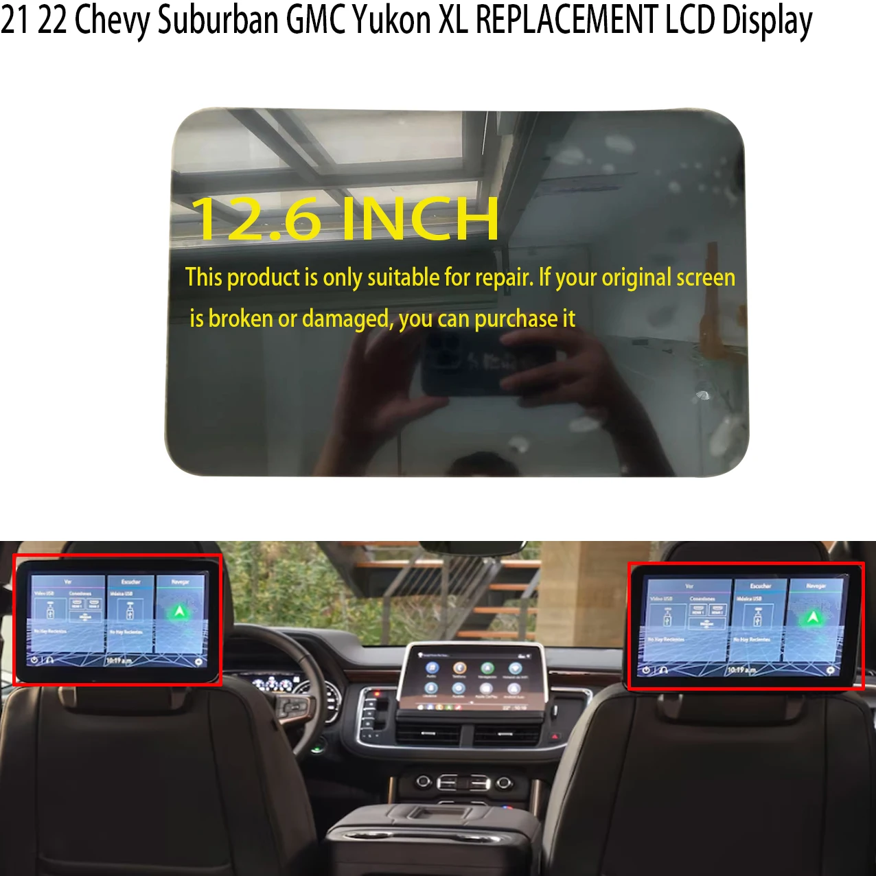 212223REPLACEMENTLCDDisplayTouchscreenpanelforChevySuburban