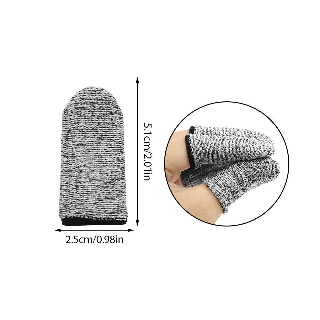 10/20Pcs Anti-Cut Finger Cover Finger Protector Fingertip Gloves Sleeve Cover Peel Picking Kitchen Food Tool