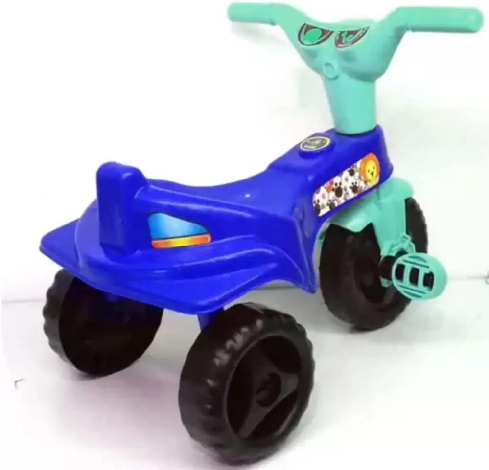 Triciclo Motoca Infantil Passeio Azul com Empurrador e Cobertura BW003-A  IMPORTWAY - AliExpress