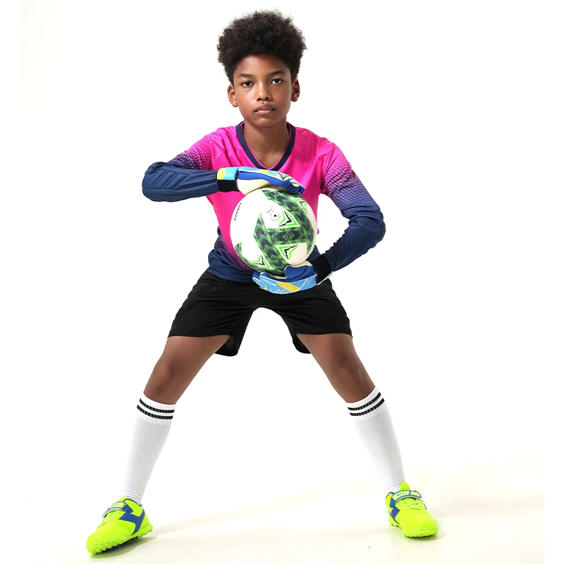 Kids Soccer Goalkeeper Jersey Children Football Goalkeeper Uniform Soccer Training Outdoor Long Sleeves Shirts Boys football uniform sports uniform sets