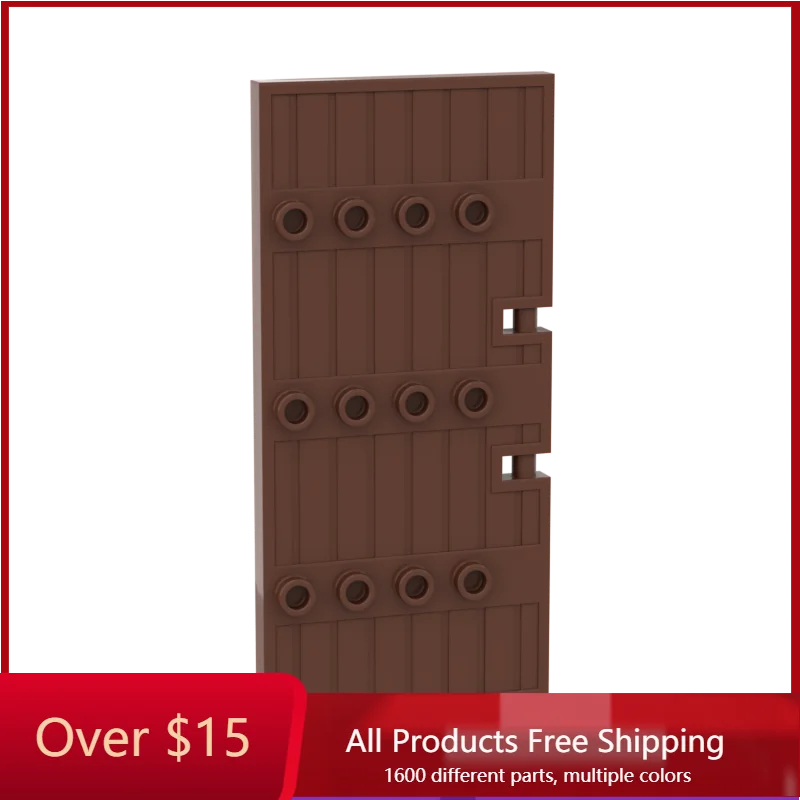 

10 шт. кубики MOC 87601 4X10 забор ворота для строительных блоков запчасти «сделай сам» Строительные высокотехнологичные детали рождественские подарочные игрушки