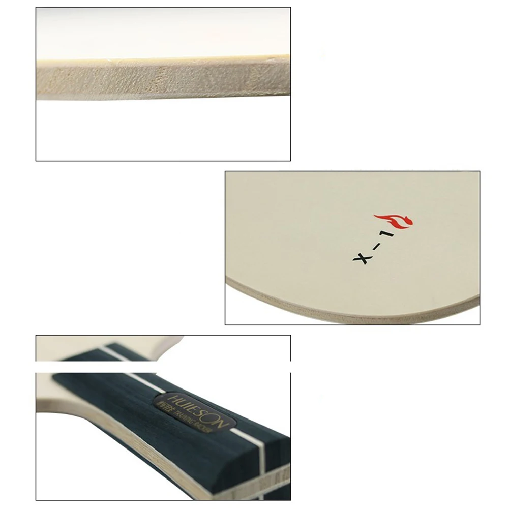 

Racket Table Tennis Blade 6mm Accessories Long Handle Pong Pure Wood Replacement Wooden Durable