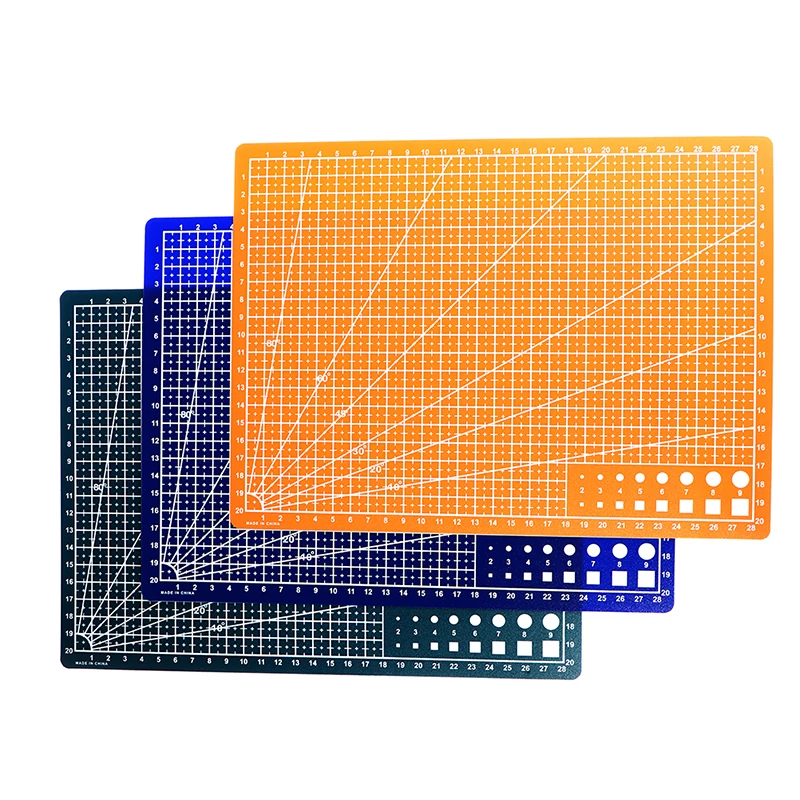 A4 PVC Cutting Mat Cutting Pad Patchwork Tools Manual Tool Board Double-sided Self-healing Randomly cutting mat cutting pad