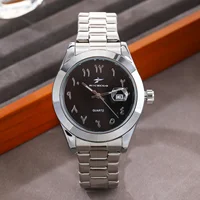 Quartz Watch Men's Clock Luxury Trendy Simple Fashionable Wristwatches for Daily Wear Business Male's Clock Watches Calendar 2