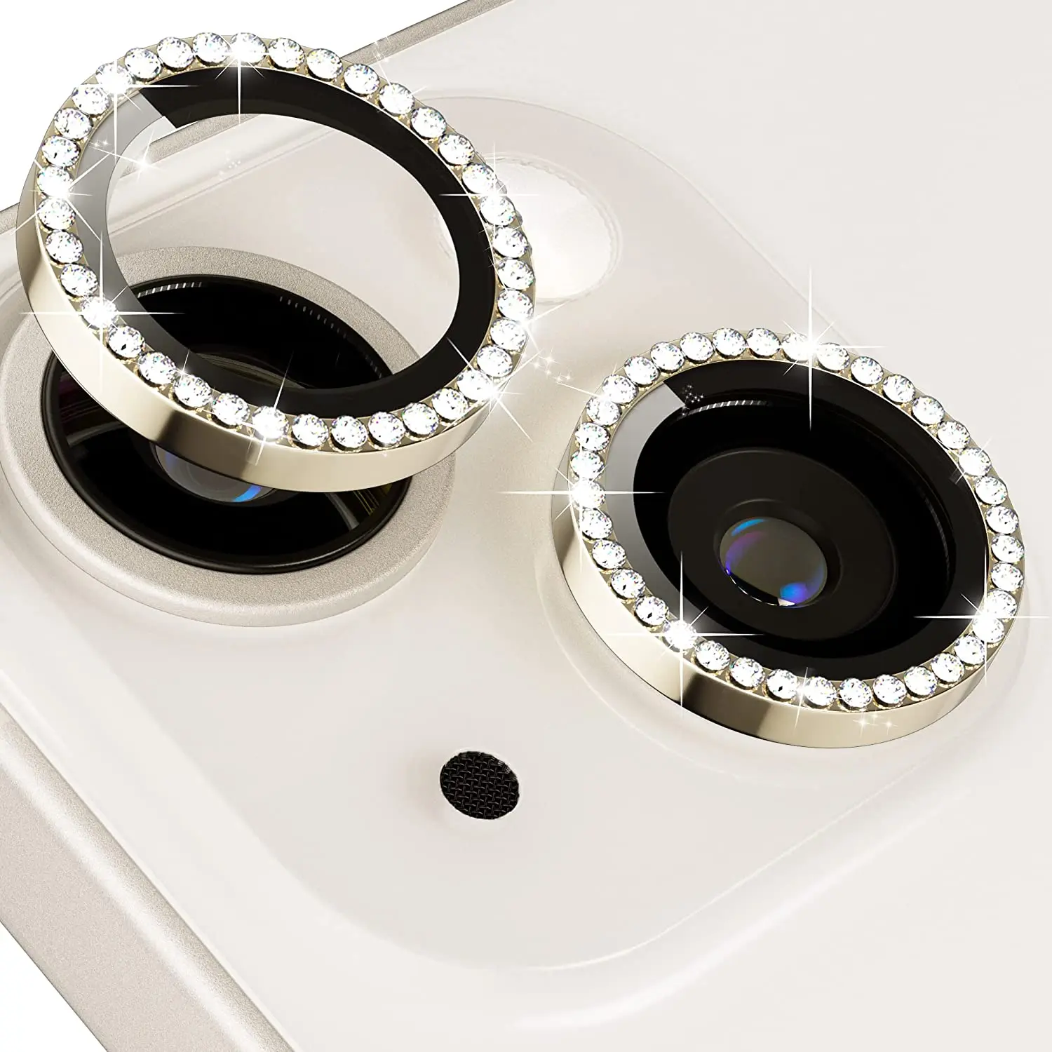 Glitter Diamond Tempered Glass Camera Lens Protector Screen Film