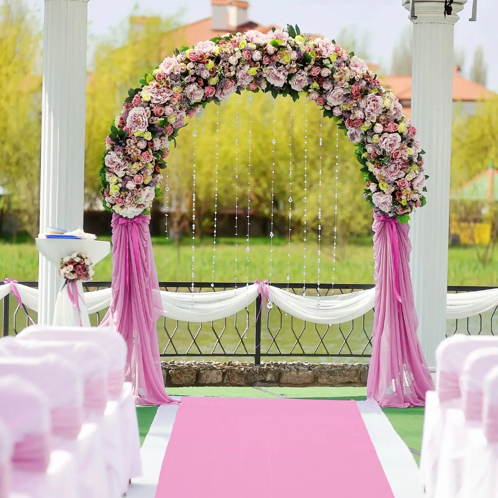 Wedding Carpet Pink Wedding Carpet Hotel Runway Carpet Party Aisle Proposal Ceremony