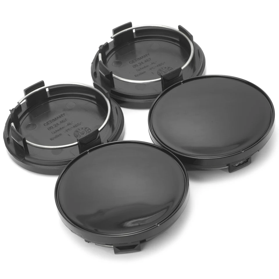 4 Capuchons Centre Moyeu 47 Mm / 56 Mm Universels Cache-moyeux Alliage Roue A25-34 - View #4