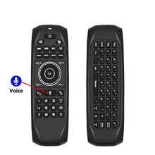 

G7V PRO Backlit Gyroscope Wireless Air Mouse with Russian English keyboard 2.4G Smart Voice Remote Control G7 built-in Battery