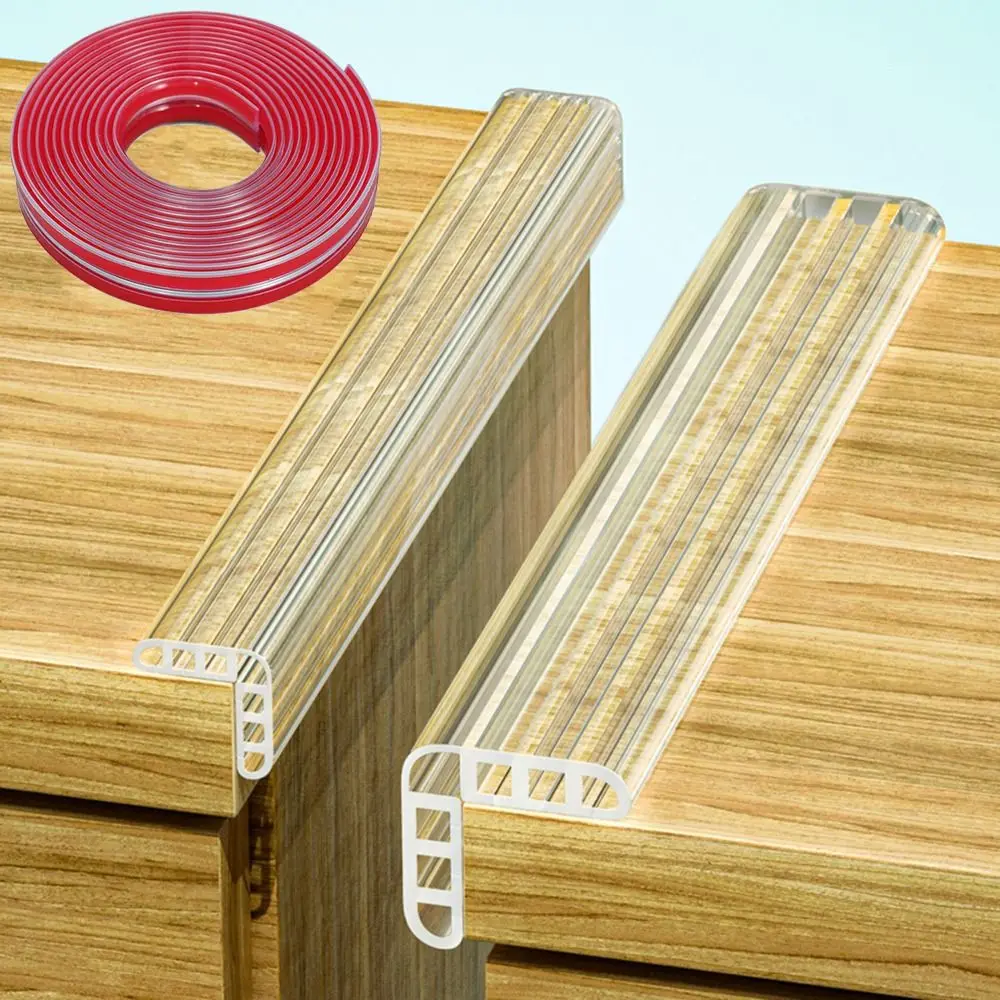 Table Edge Protector Anti Collision PVC Transparent Self Adhesive Kids Safety Furniture Bumper