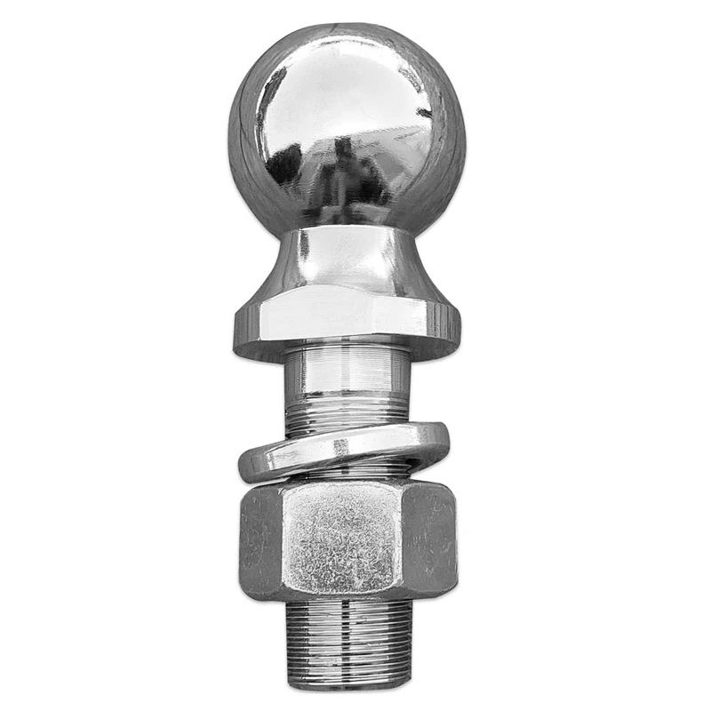 Trailer Coupling Ball 50mm M22 Ball Head Bolt Up To 3500 Lbs Straight