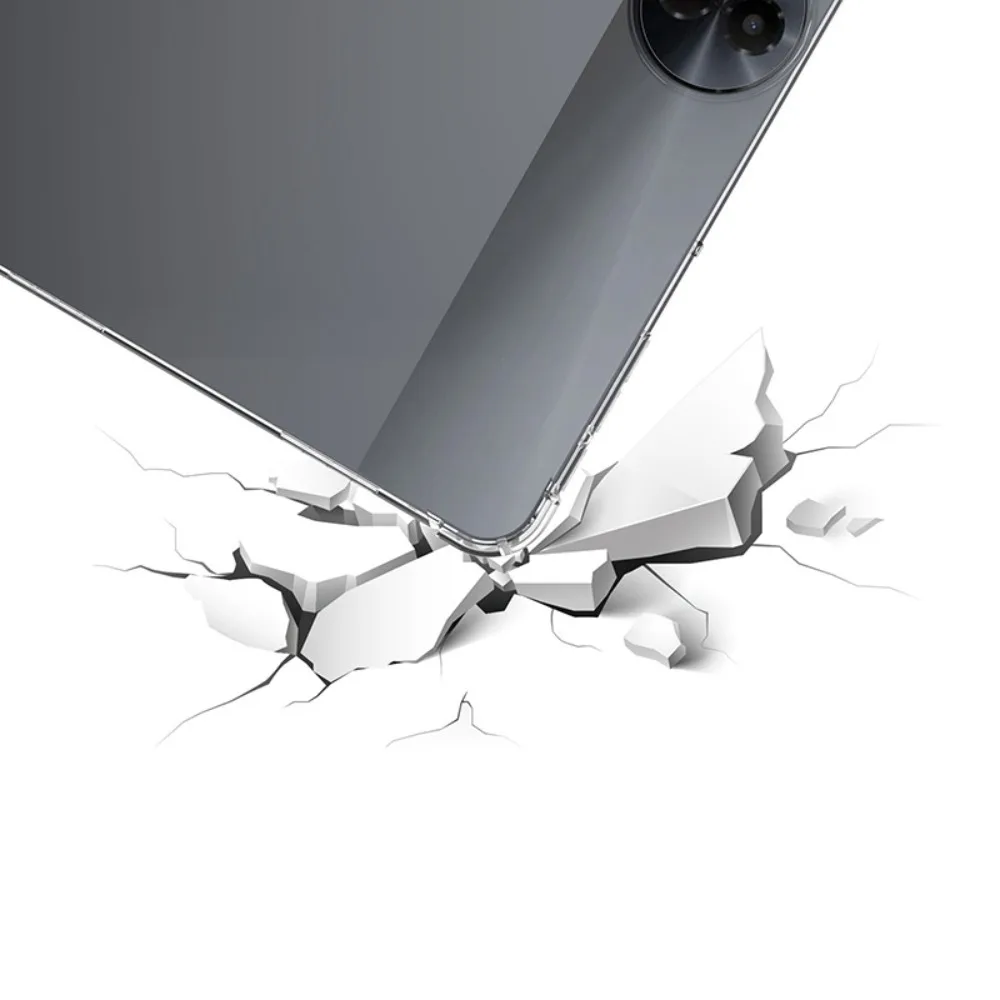 Ultra-Slim Shockproof Transparent TPU Tablet Case - Clear Cover