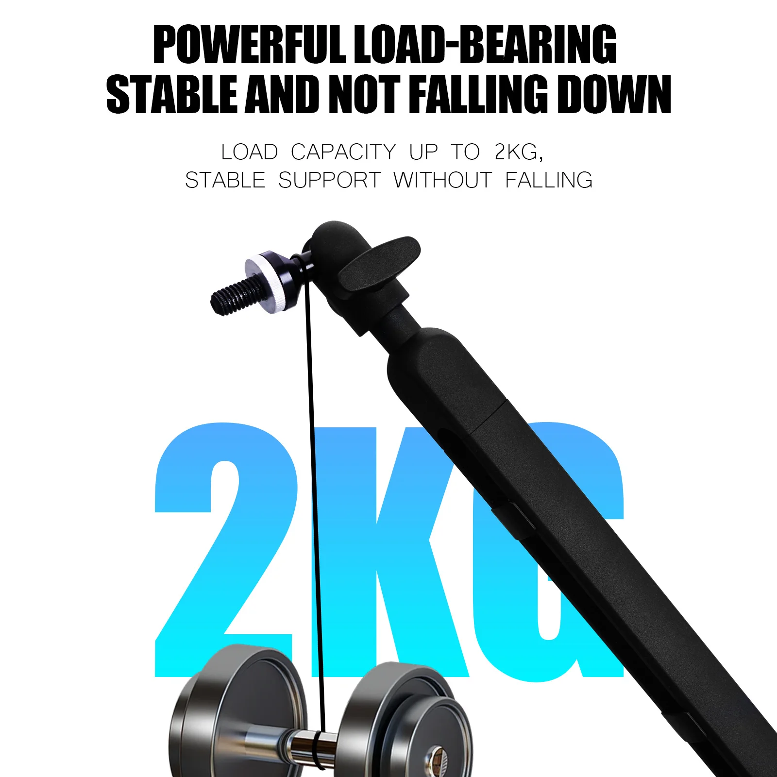 Microphone Desk Arm Stand Heavy-Duty All-in-One Kit with Adjustable Boom Pop Filter Windscreen for other Mics