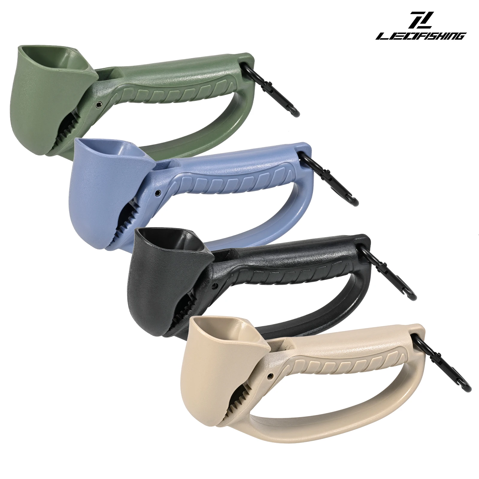 LEOFISHING Fish Grip Jaw Fishing Controller ABS Non-Slip Handle Rounded Teeth Curviliner Configuration Fishing Accessories