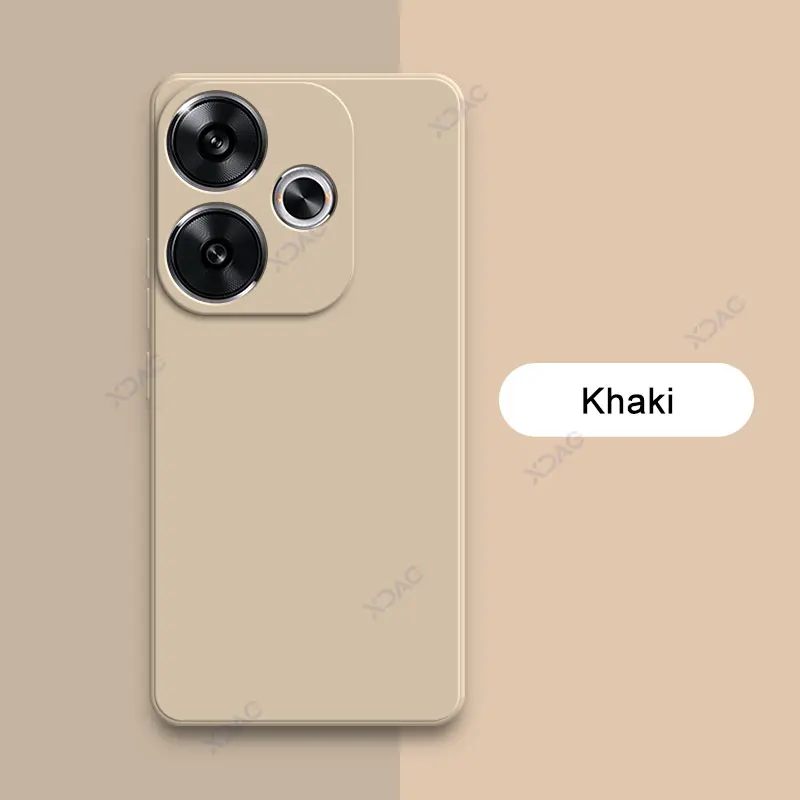 Premium Liquid Silicone Shockproof Phone Case - Full Protective Soft Back Cover for Xiaomi POCO F6 Pro 5G