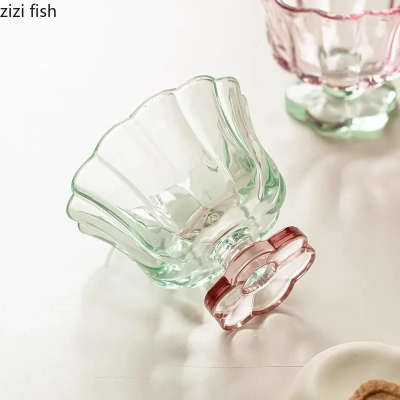 Flower Glass Dessert Cup 4