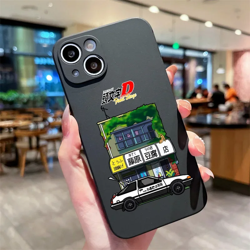 Japan Anime Initial D Car AE86 Soft Silicone Phone Case - Animation Design Cover