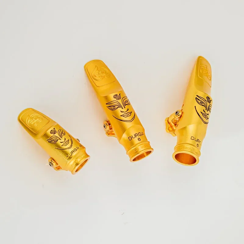 The sixth generation Professional Tenor Soprano Alto Saxophone Metal Mouthpiece Gold Plating Sax Mouth Pieces Accessories