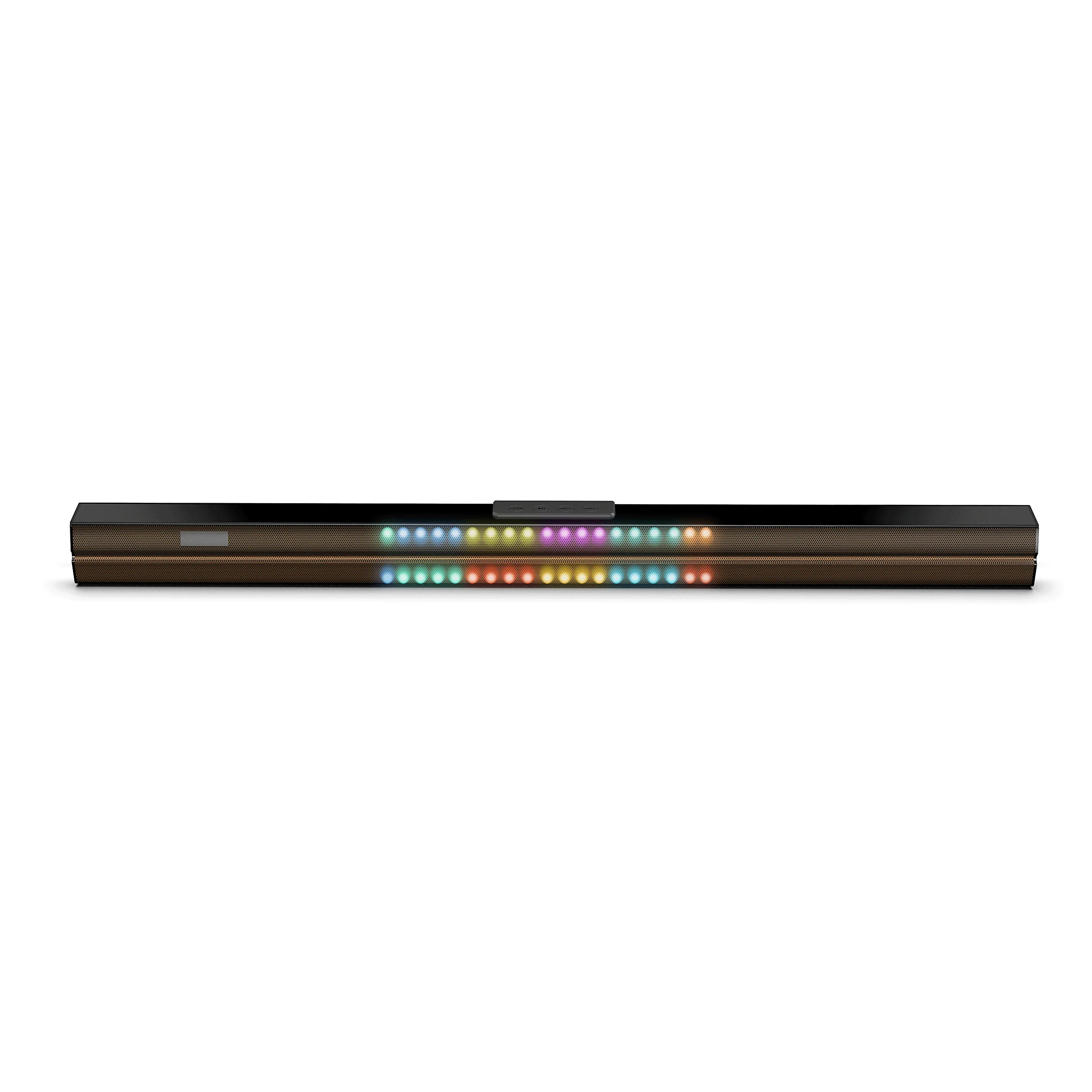 RGB 사운드바 2.1 채널 80W 출력 4 스피커 실내 홈 시어터 분위기 향상 오..