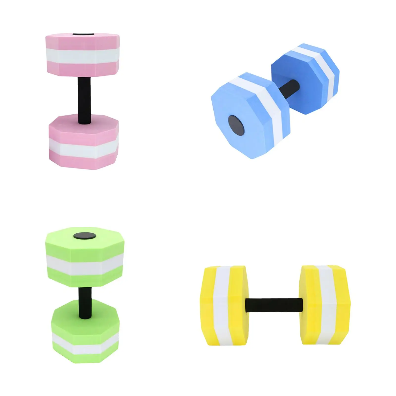 Aquatic Dumbbell Swimming Barbell Women Kids EVA Water Dumbbell Aquatic Exercise