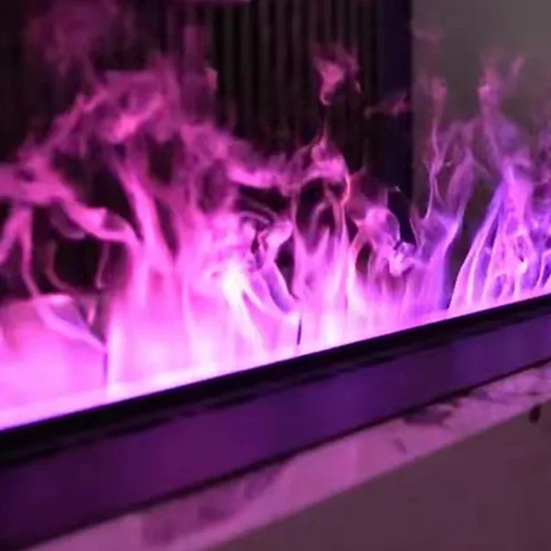 Decorative Vapor Fireplace Led Light 3d Water Steam Electric Fire Place Wall Mounted App Remote Built In 3d Electric Fireplace 3
