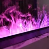 Decorative Vapor Fireplace Led Light 3d Water Steam Electric Fire Place Wall Mounted App Remote Built In 3d Electric Fireplace 3