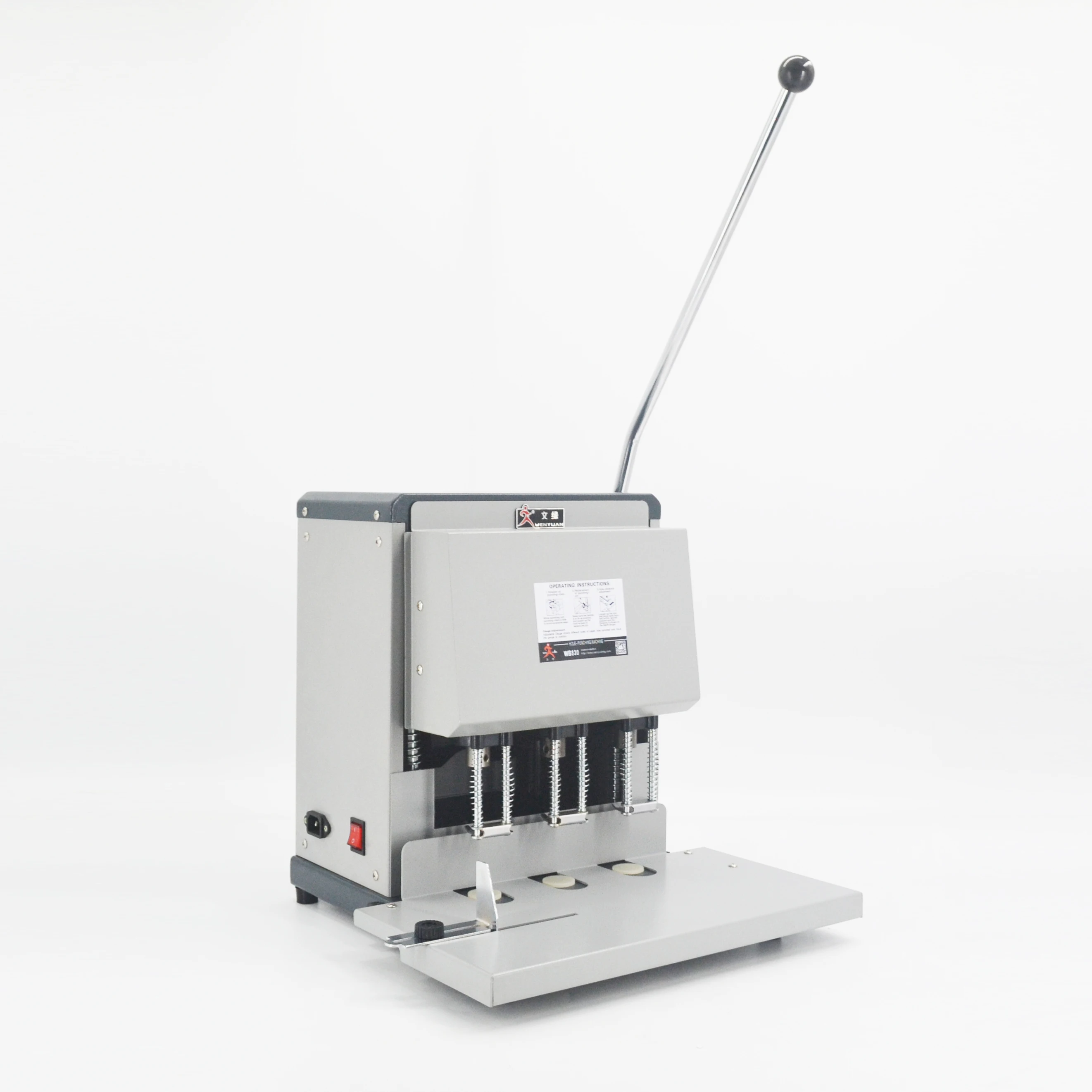 

SG-WB800 one year warranty Electric Paper 3 hole puncher drilling machine