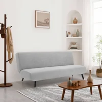 Housse de canapé-lit sans accoudoirs Extra Large et épaisse, housse élastique extensible pour meubles pliants, protection de banc de décoration de la maison 2