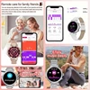 Women diamond Smart Watch ECG Women Health tracking Watch Full Touch Screen BT Call Custom dial Smartwatch For Huawei Xiaomi IOS 2