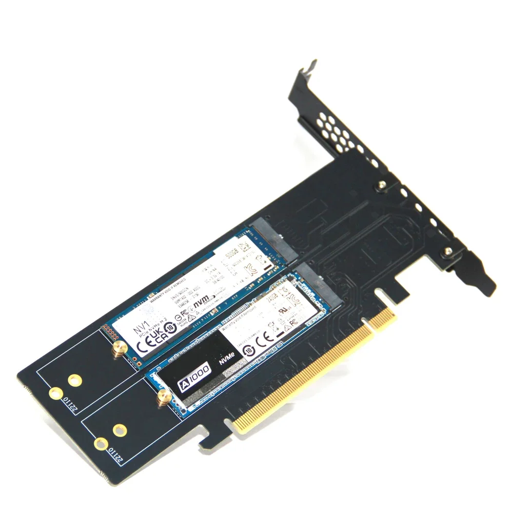 PCle4.0 X16 to 4xNVME M.2 Expansion Card M.2 SSD GEN4 PCIe4.0 PC Motherboard X1 X4 X8 X16 Expansion Card For 2230 2242 2260 2280