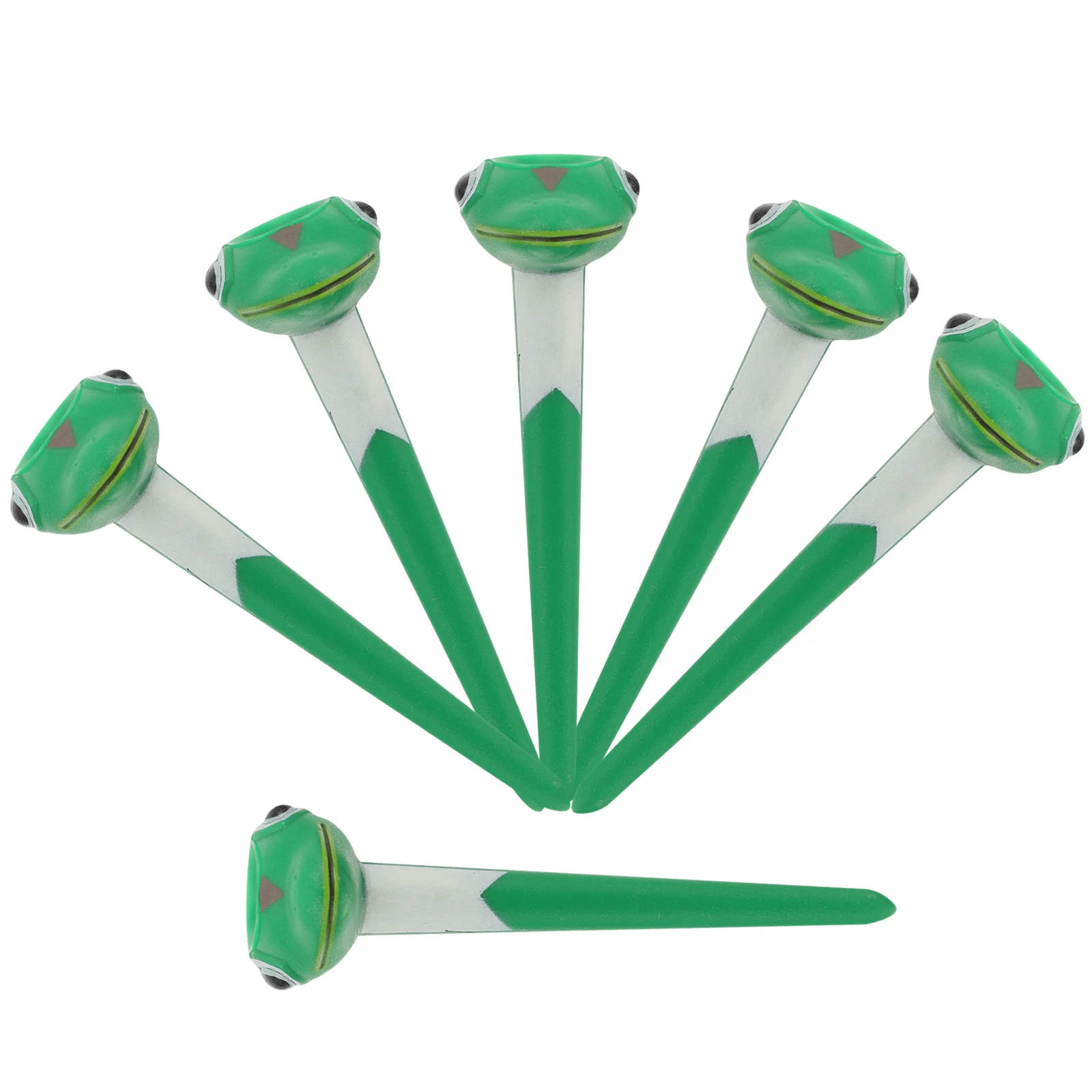 

6 Pcs Golfs Ball Stands Balls Practice Supplies Convenient Tees Plastic Wear-resist Practical