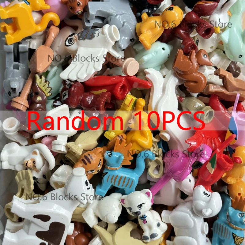 야생 동물 빌딩 블록 MOC 호랑이 사자 코끼리 곰 상어 독수리 늑대 모델 키트 DIY 교육용 장난감 어린이를위한 선물 S11