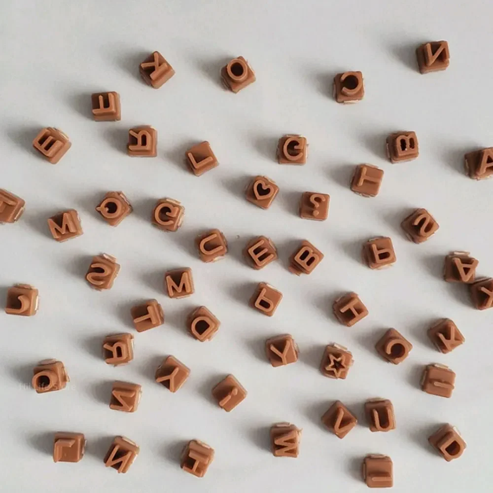Mini Alphanumeric Stamping Set Polymer Clay Soft Pottery DIY French Earrings Cutting Dies Earring Jewelry Pendant Making Molds silicone mold,pottery tools,clay tools,clay accessory,clay cutters