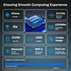SZBOX X15 Fanless N150 Mini PC Twin Lake N150 Mini Computer Windows 11 Pro DDR4 16GB RAM 512GB NVMe SSD 4K WiFi 6 BT5.2 2
