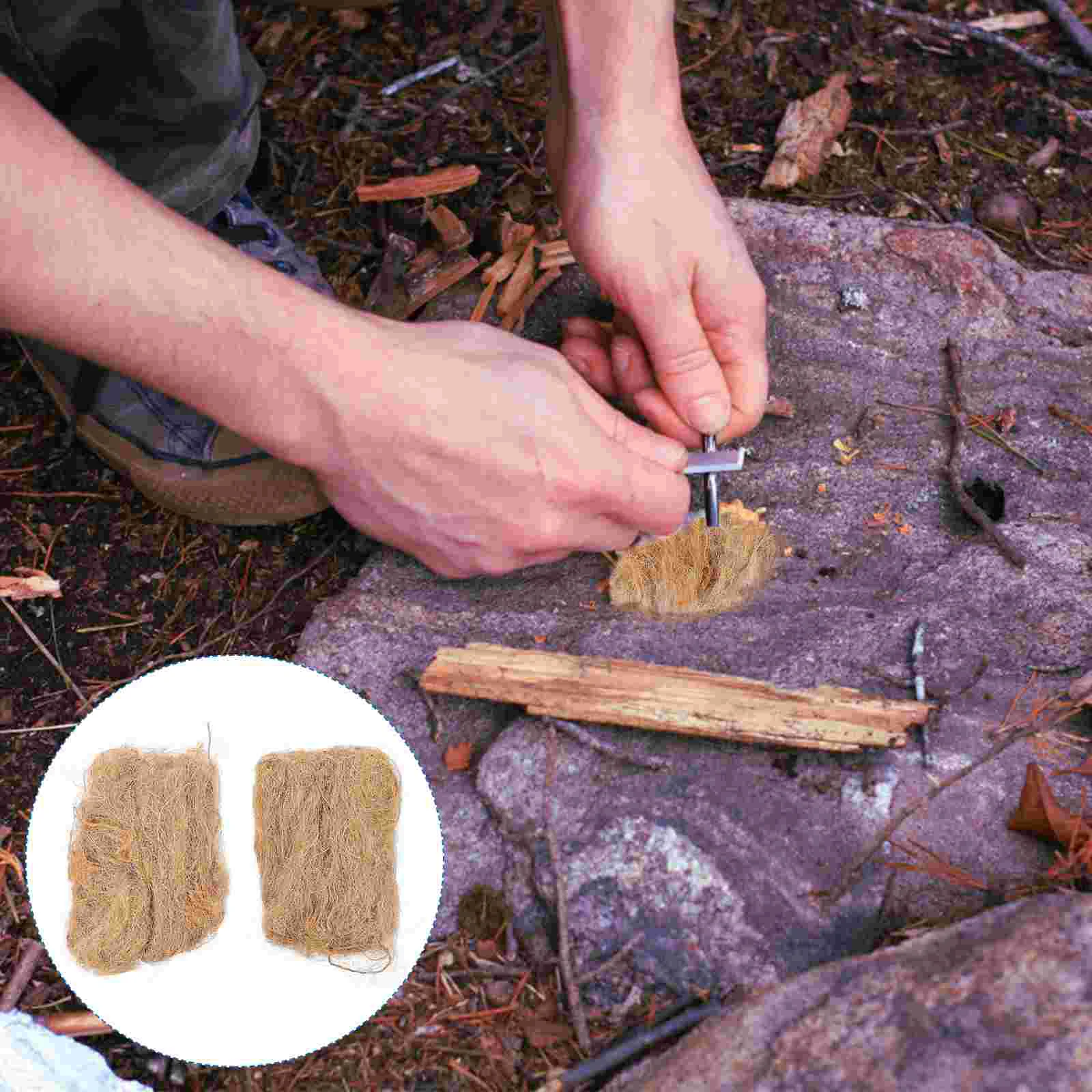 

Outdoor Survival Tools Fire Starter Tools Fire Jute Silk Outdoor Supply Camping Survival Fire Starter