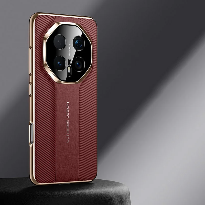 Luxurious Texture Ultimate Protective Case with Slim Camera Shield Cover