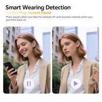 QCY MeloBuds N70 Adaptive ANC Wireless Earbuds Bluetooth 6.0 LDAC Hi-Res Audio 6 Mics Wireless Charging Earphones 50Hrs IPX5 - Image 5