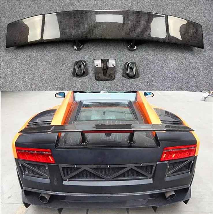 

Автомобильный спойлер из настоящего углеродного волокна для заднего крыла багажника для Lamborghini Gallardo LP550 LP560 LP570 2004-2012