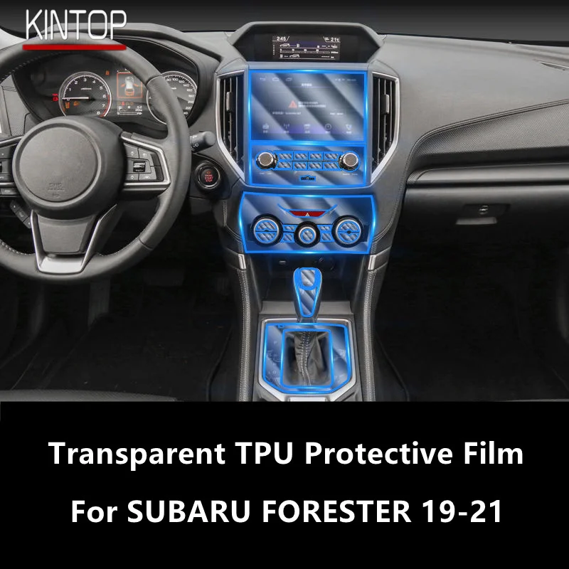 For SUBARU FORESTER 19-21 Car Interior Center Console Transparent TPU Protective Film Anti-scratch Repair Film Accessories Refit for mini 16 21 car interior center console transparent tpu protective film anti scratch repair film accessories refit