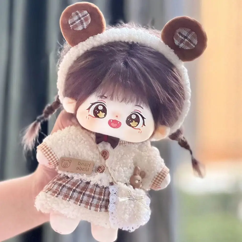 Fashion Cat Ear Set 20cm Cotton Dress DIY Clothing Princess Skirt Idol Clothes Dress Up Pink Clothes Accessories