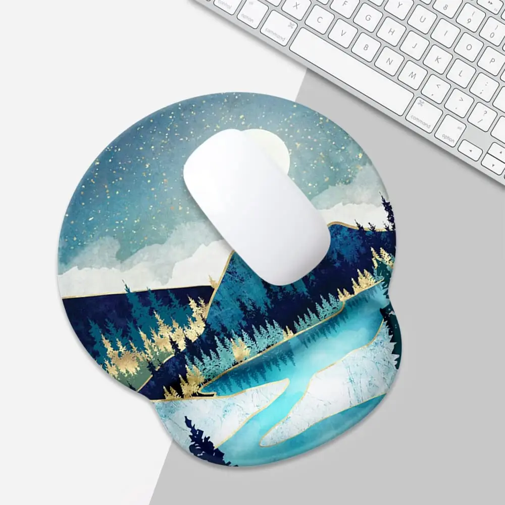 Mouse Pad Cute Small Cat Claw Wrist Rest Mouse Pads Silicone Gel Crystal  Transparent Comfort Soft Ergonomic Desk Wrist Support Mousepad Anti-Slip