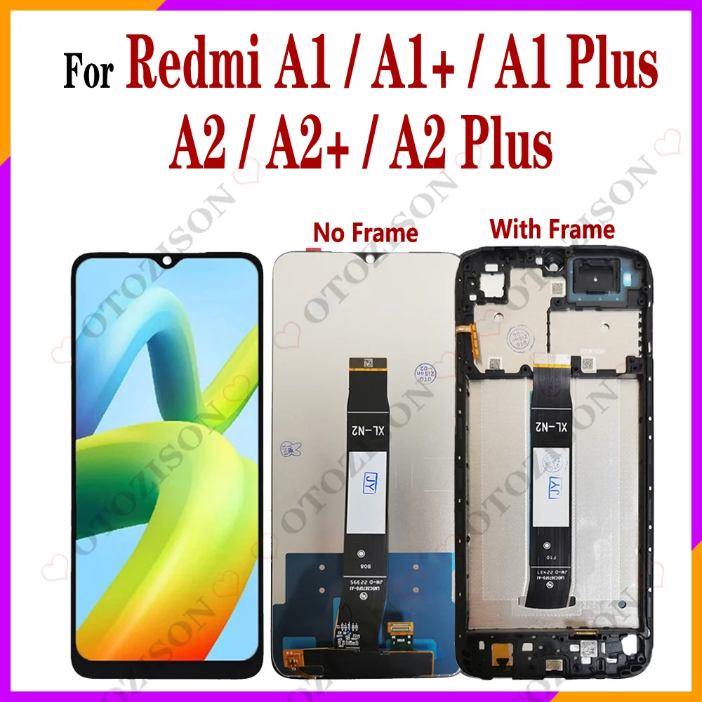 Per Xiaomi Redmi A1 A1 Plus Lcd 220733Sfg Display Touch Screen Digitizer Assembly Per Redmi A2 A2 + A2 Plus Screen 23028Rn4Di Lcd