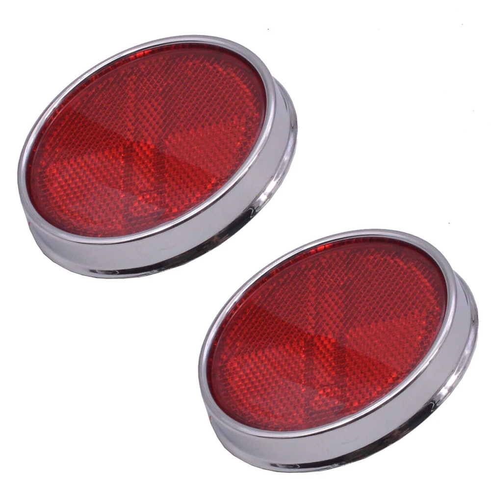 

Compatible Rear Reflector Lens Red for Toyota For Land Cruiser 1960 1973 Easy Plug and Play Installation Pair Pack