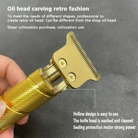 Wireless Electric Barber Hair Trimmer Clipper 6