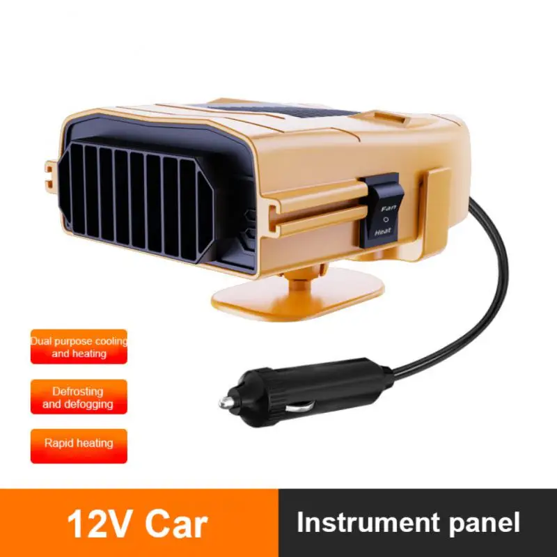 Car Heater Car Instrument Panel And Head Pillow Dual Use Portable Car Heater  Fan Auto Windshield Defroster Car Anti-Fog Heater - AliExpress