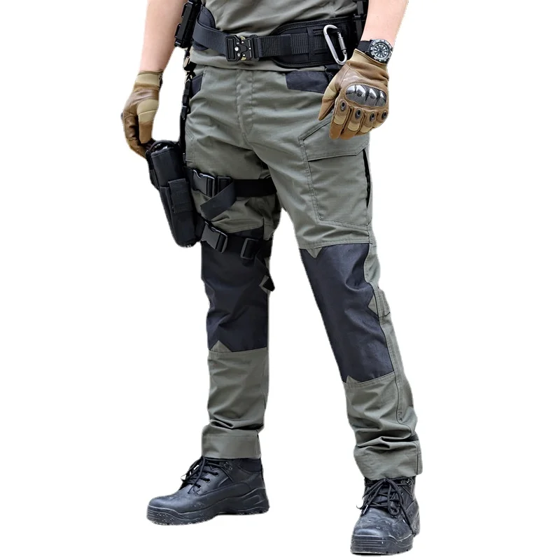 Attrezzature Softair Tattiche Militari Da Uomo Multicam Pantaloni Neri Camo Cargo Hunting Pants