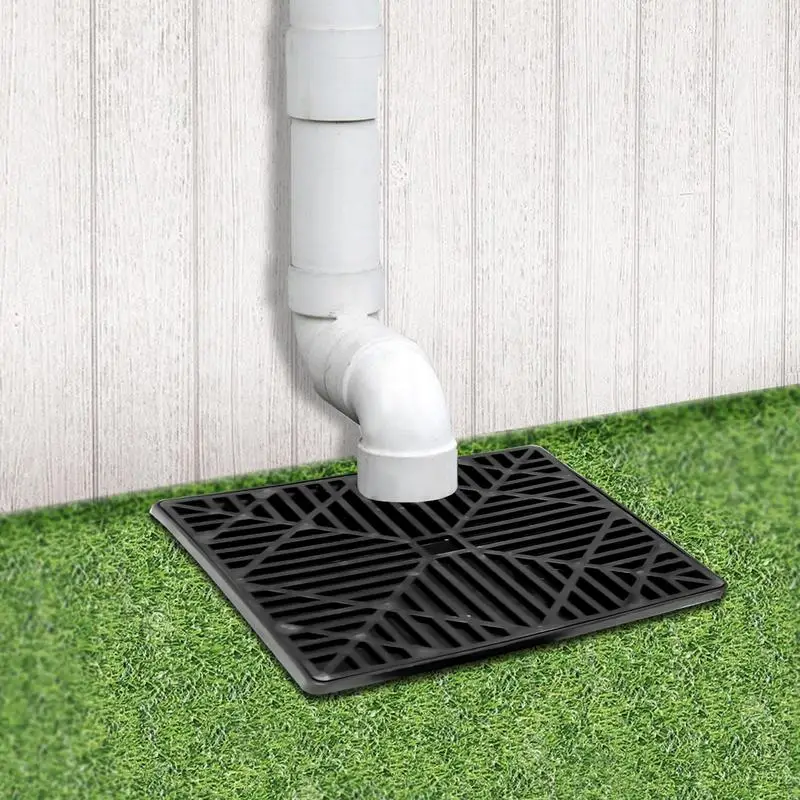 Catch Basin Downspout Flexible Extension Storm Drain Catch Basin French Drain System french Pipe for Yard Ground and Lawn