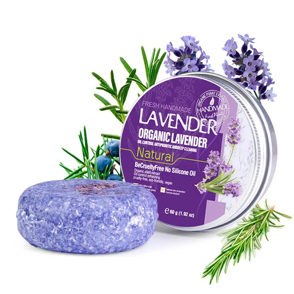 Rosemary Shampoo Soap Ginger/bamboo/lavender/Polygonum Multiflorum Deep Cleansing Soap Bar For Treated Dry Damaged Hair Car R5O8 4