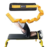 Nordic Hamstring Curl Strap - Assisted Leg Workout Strap for Weight Bench - Ideal for Nordic Curls, Sit-ups, Glute Training 1