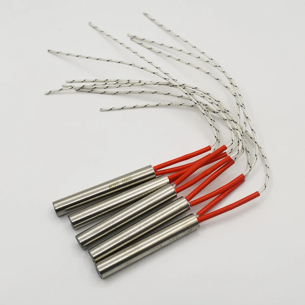 500W 8mm X 200mm Stainless Steel Cartridge Heater – AC 220V Electric Heating Rod For Molds, Hot Plates & Industrial Use