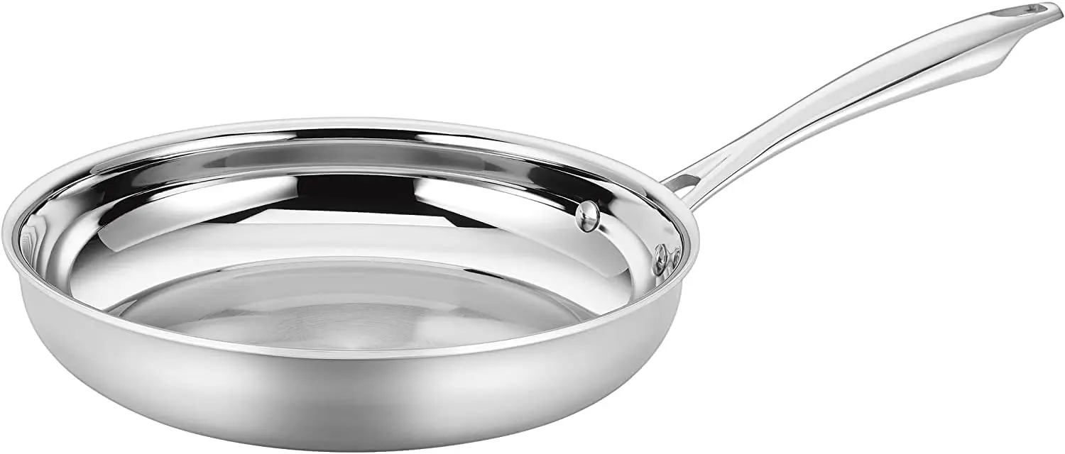 Classic Pots Set 10 pcs Cookware Set with Saucepans Saute pans Skillets Tapered Rims for Drip Free Pouring Cool Grip Handles